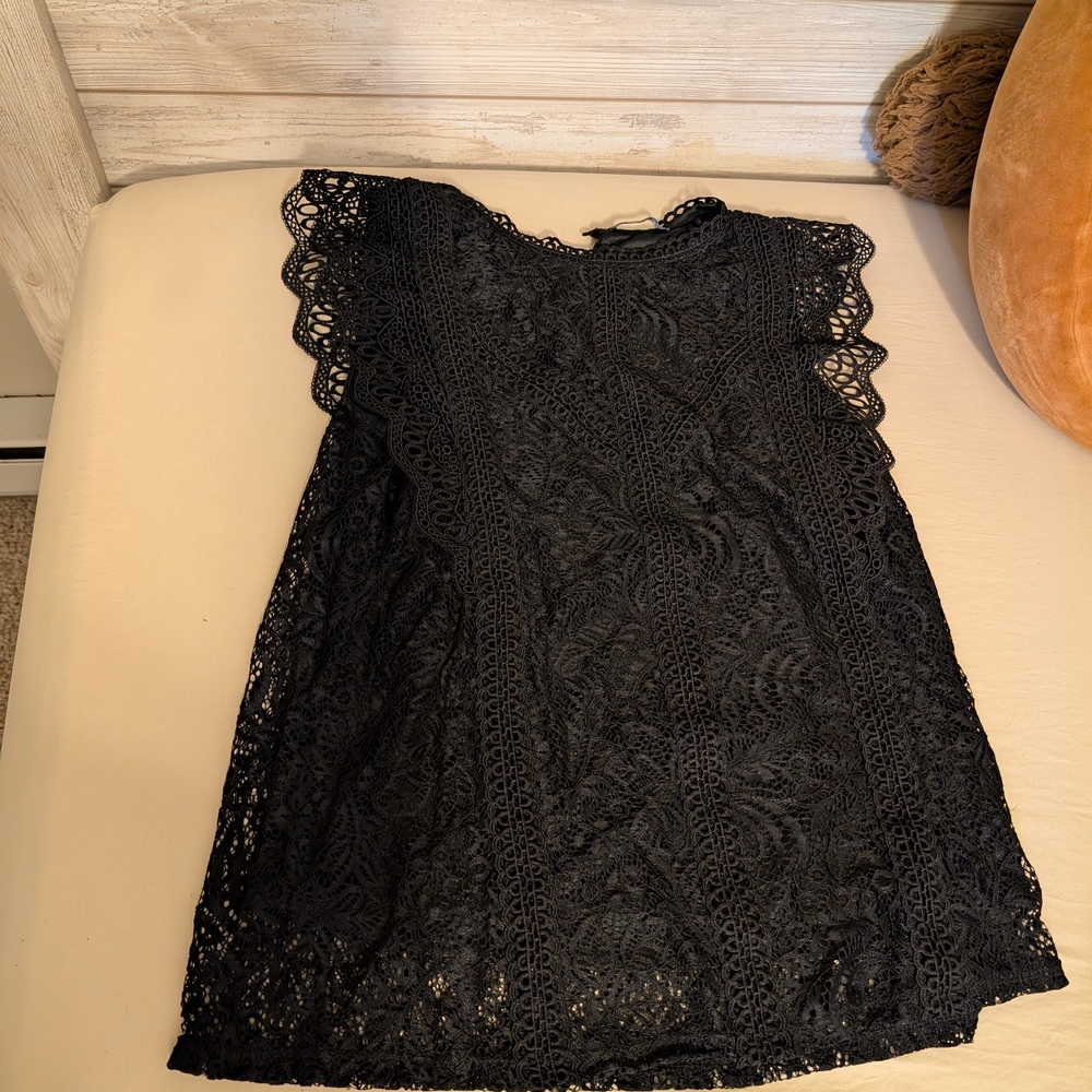 Elegant Black Lace Dress